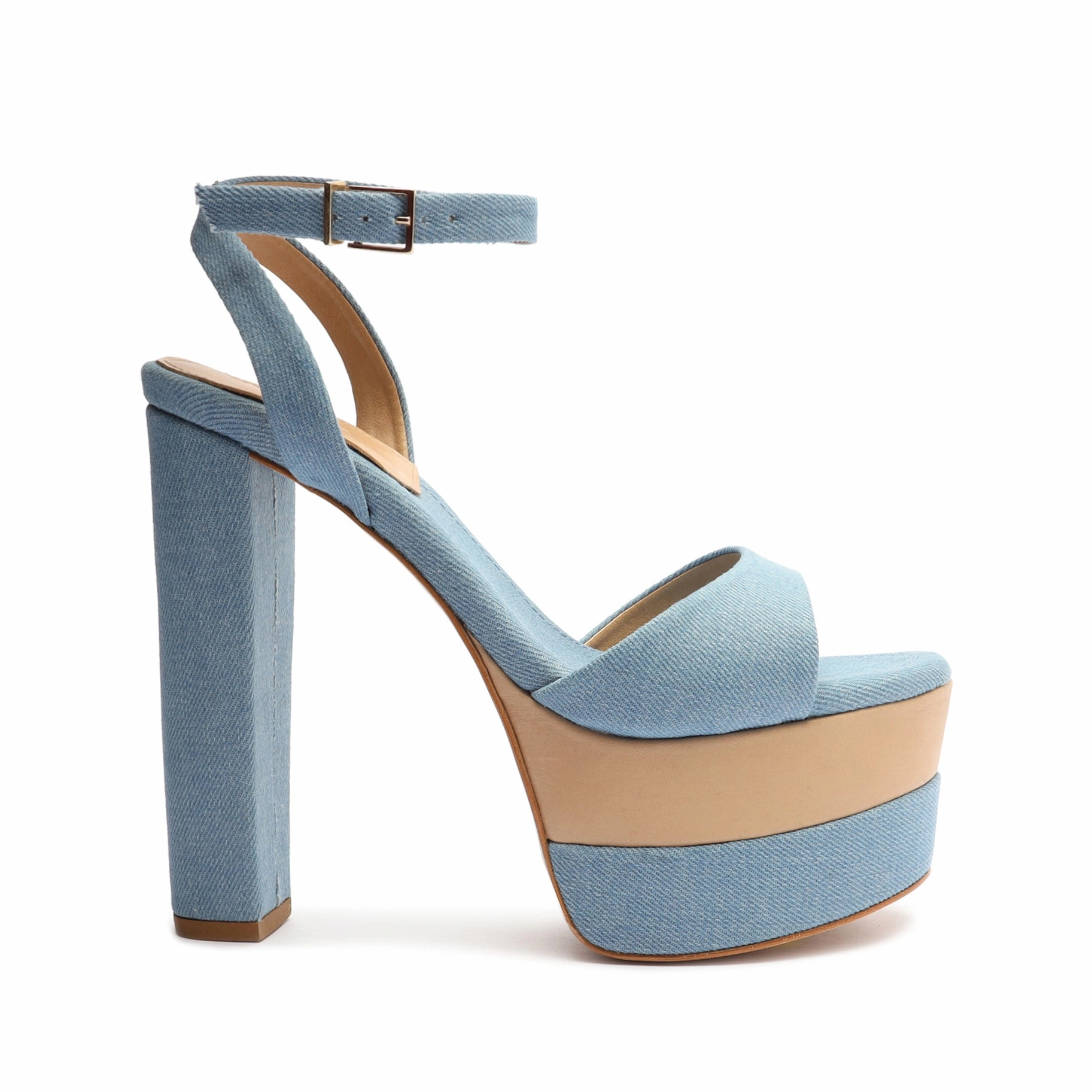 Kaila Platform Fabric Sandal Utility In Style