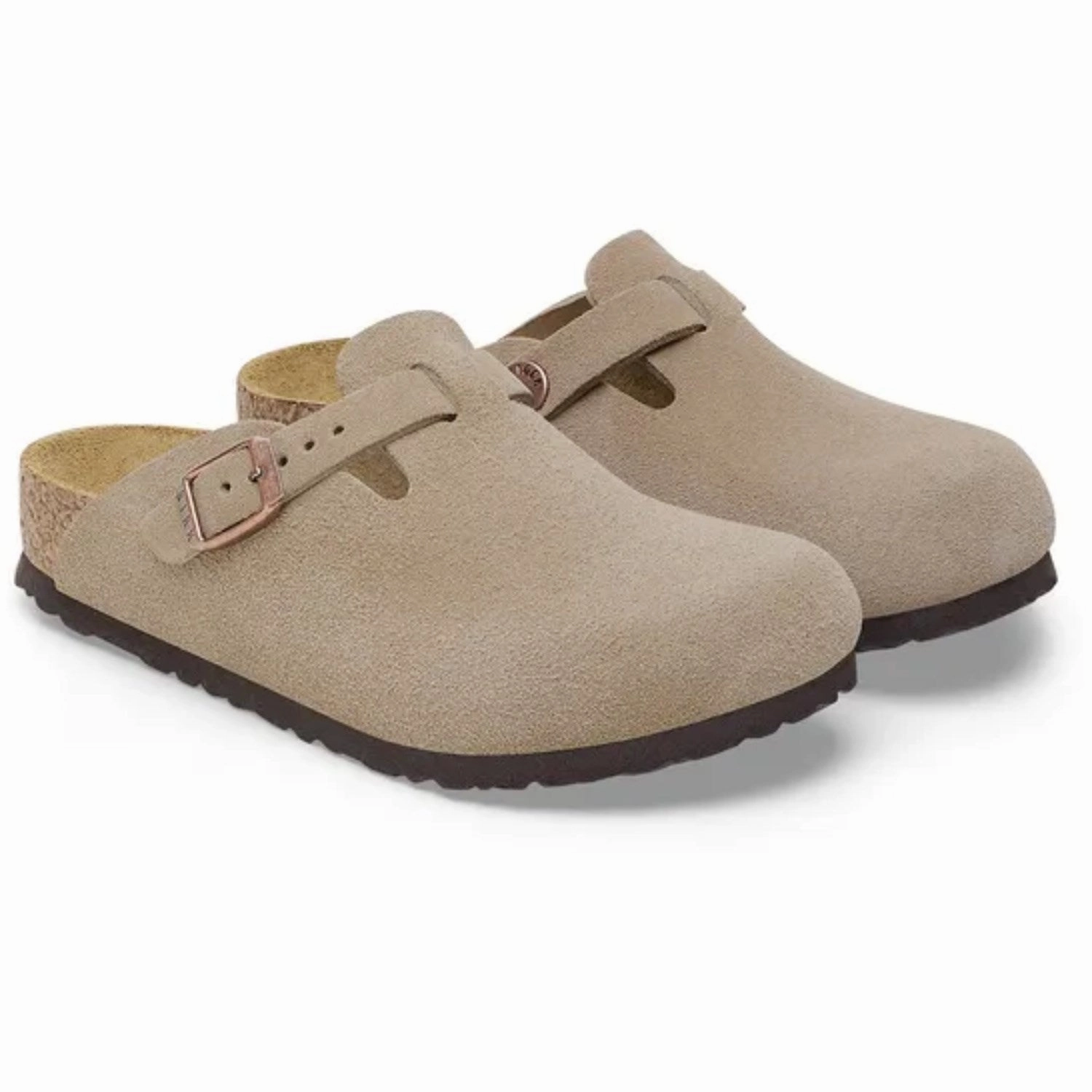 Integrated Cool Birkenstock Boston Kids Leve Taupe