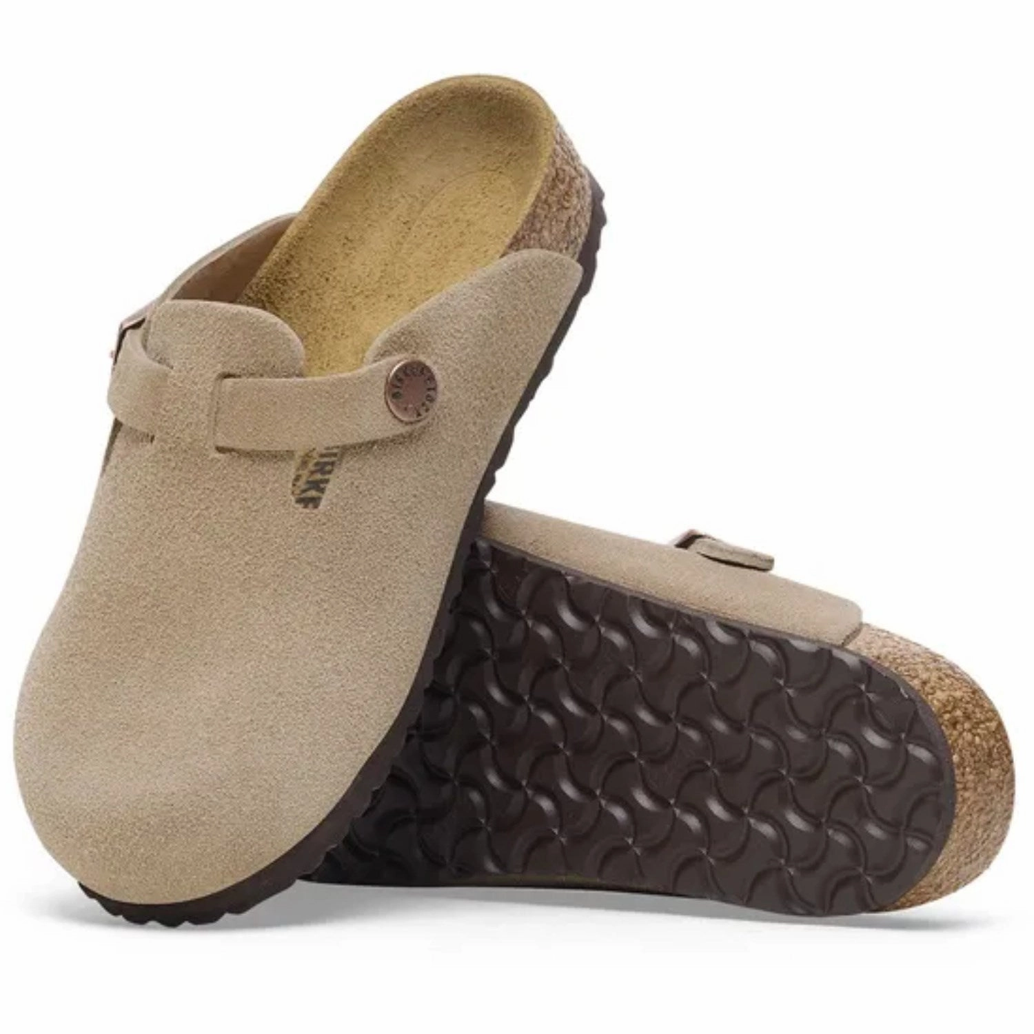 Birkenstock Boston Kids Leve Taupe Optimized Rhythm