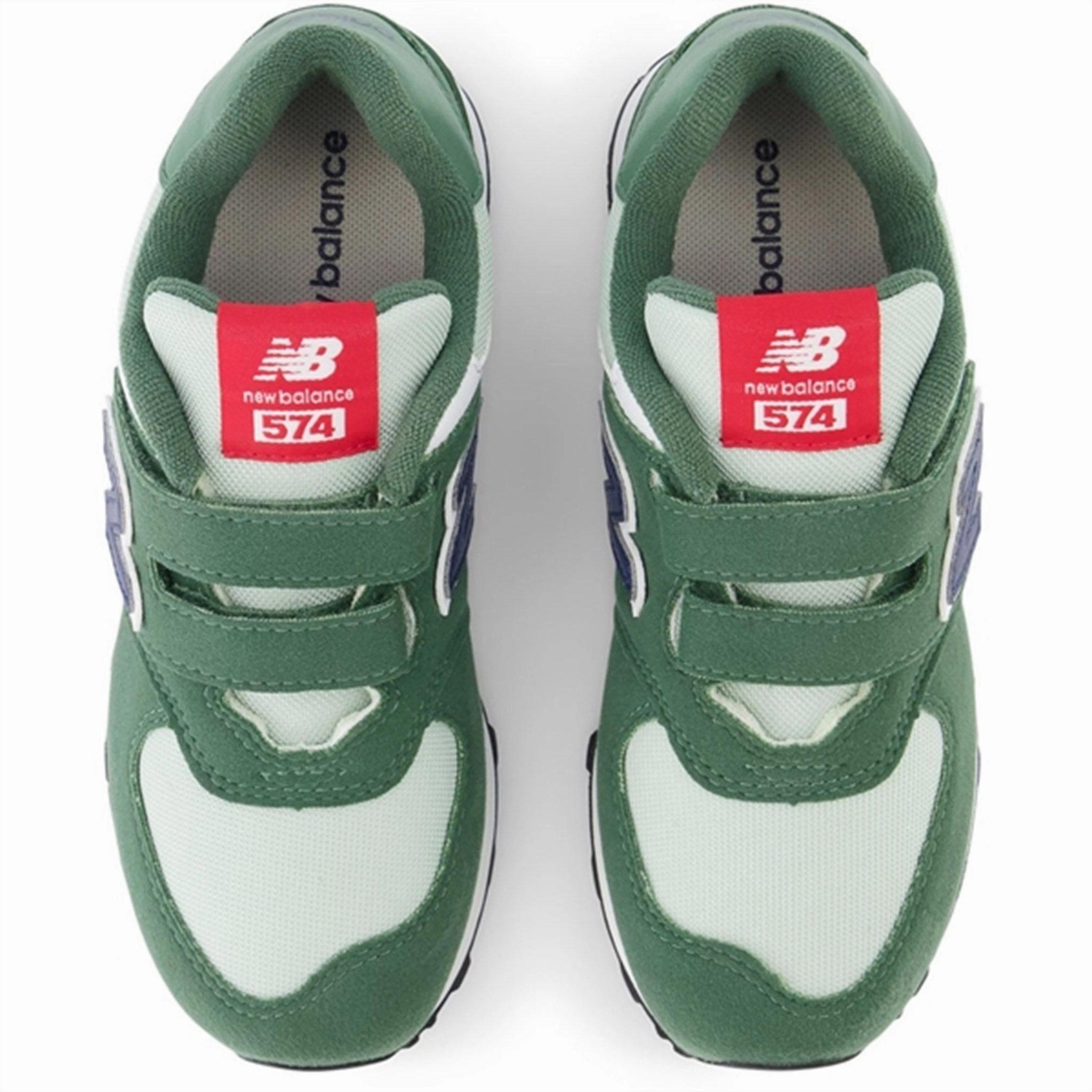 Crafted Quality Urban Toolkit New Balance 574 Hook & Loop Sneakers Nori