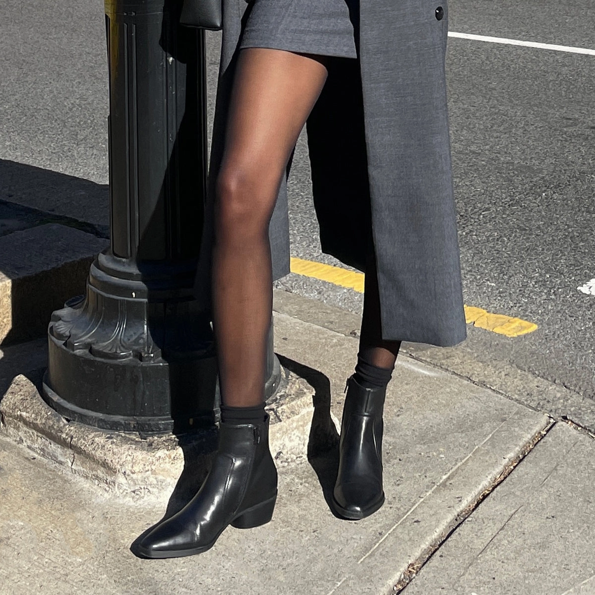 Fahari H2O Booties Black Leather Seasonless Energy