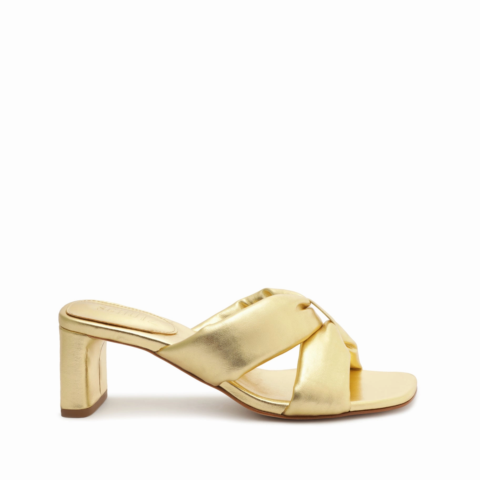 Crafted Ease All-Day Movement Fairy Mid Metallic Leather Sandal