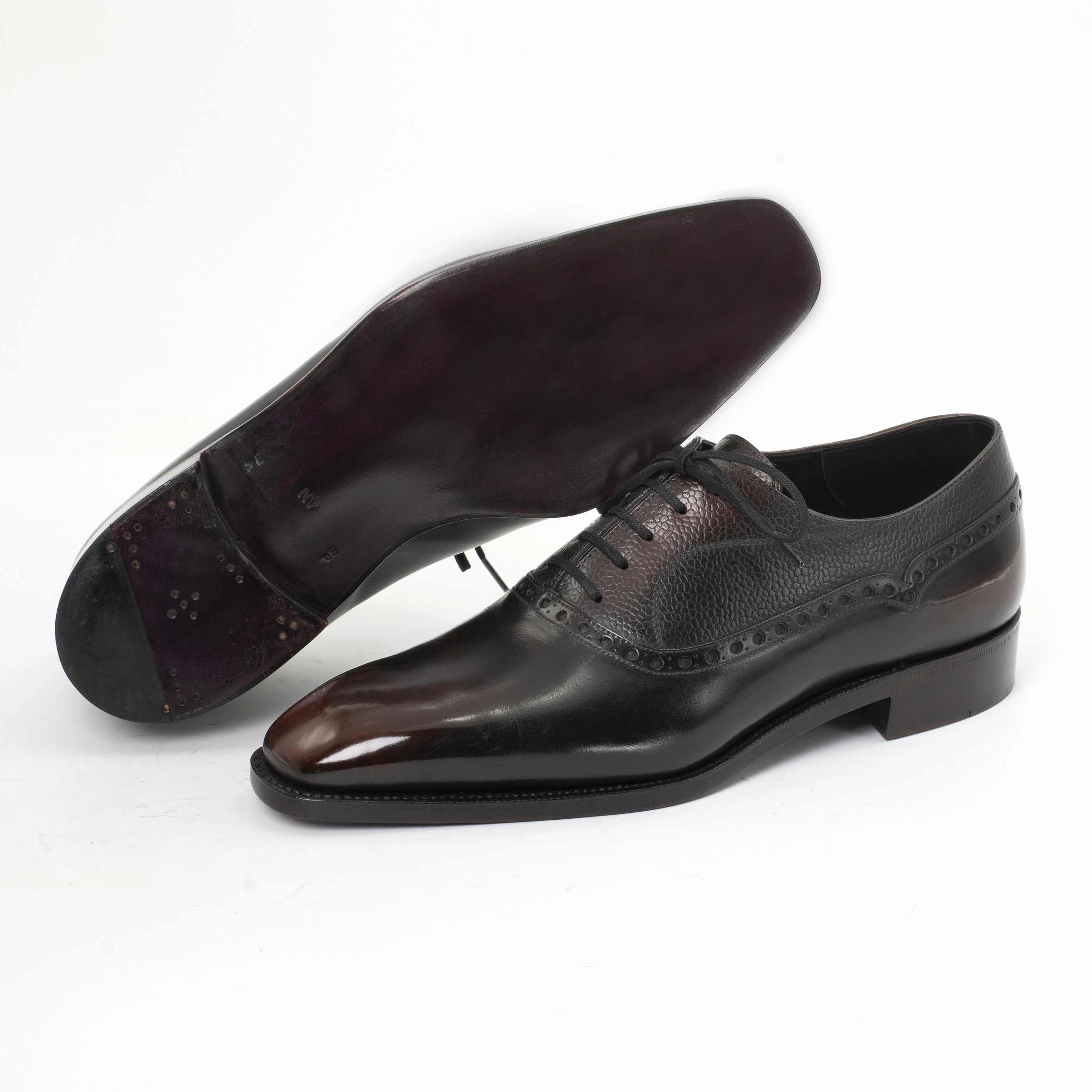 Federico Balmoral Brogue Oxford Mto - Espresso Free To Move Style In Action