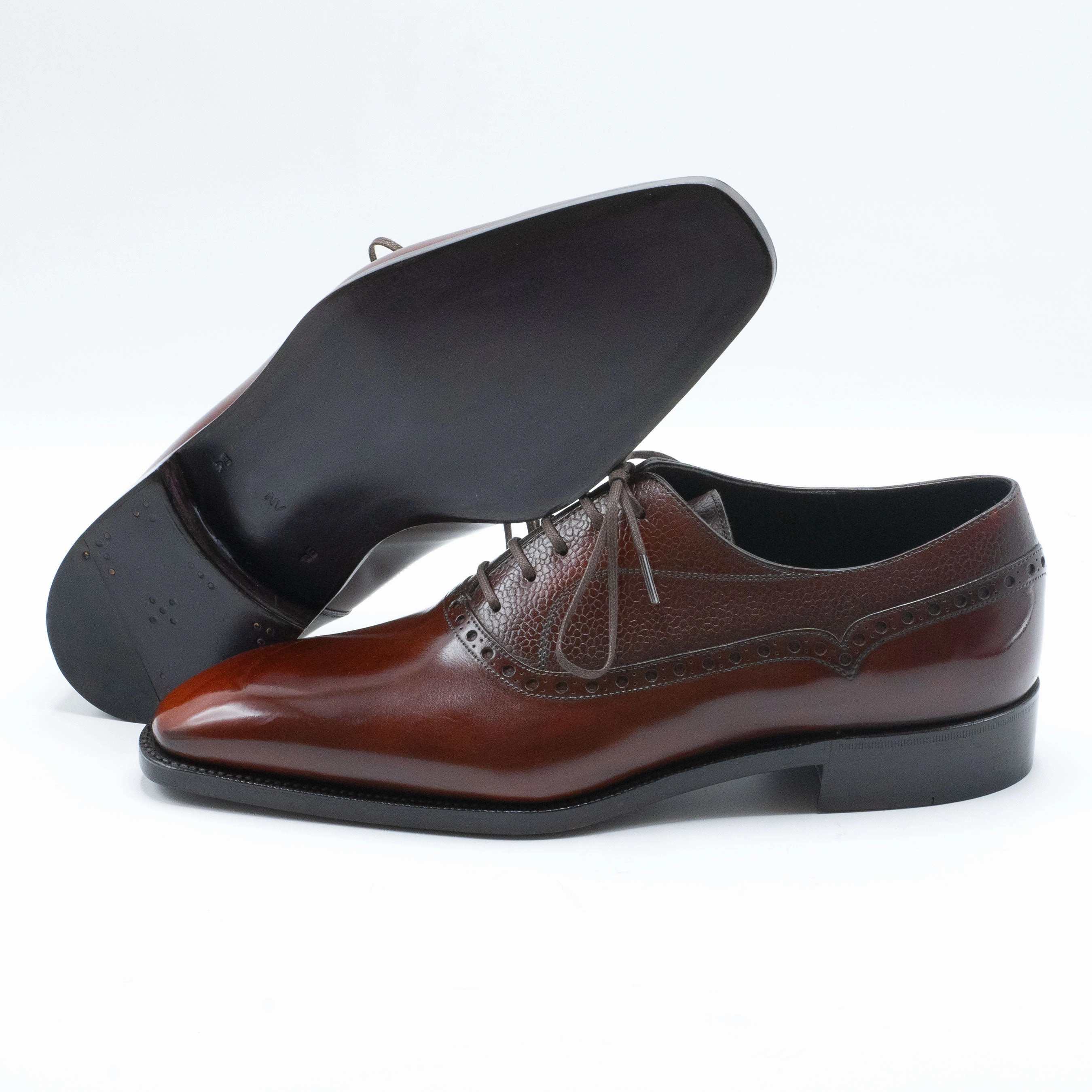 Everyday Dynamism Federico Balmoral Brogue Oxford Mto - Light Mahogany