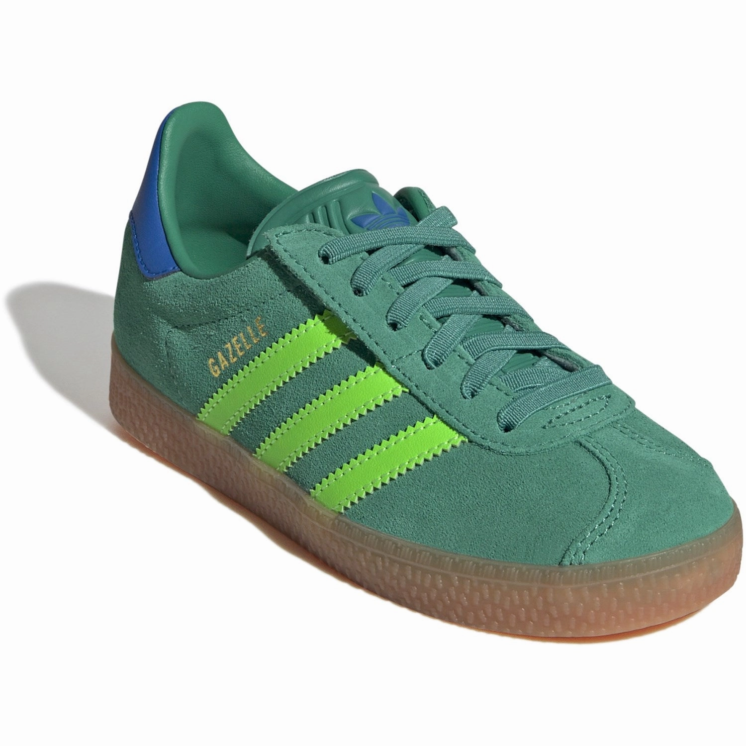 Refined Feel Your Fit System Adidas Originals Semi Court Green/Solar Green/Bluebird Gazelle Cf El C Sneakers