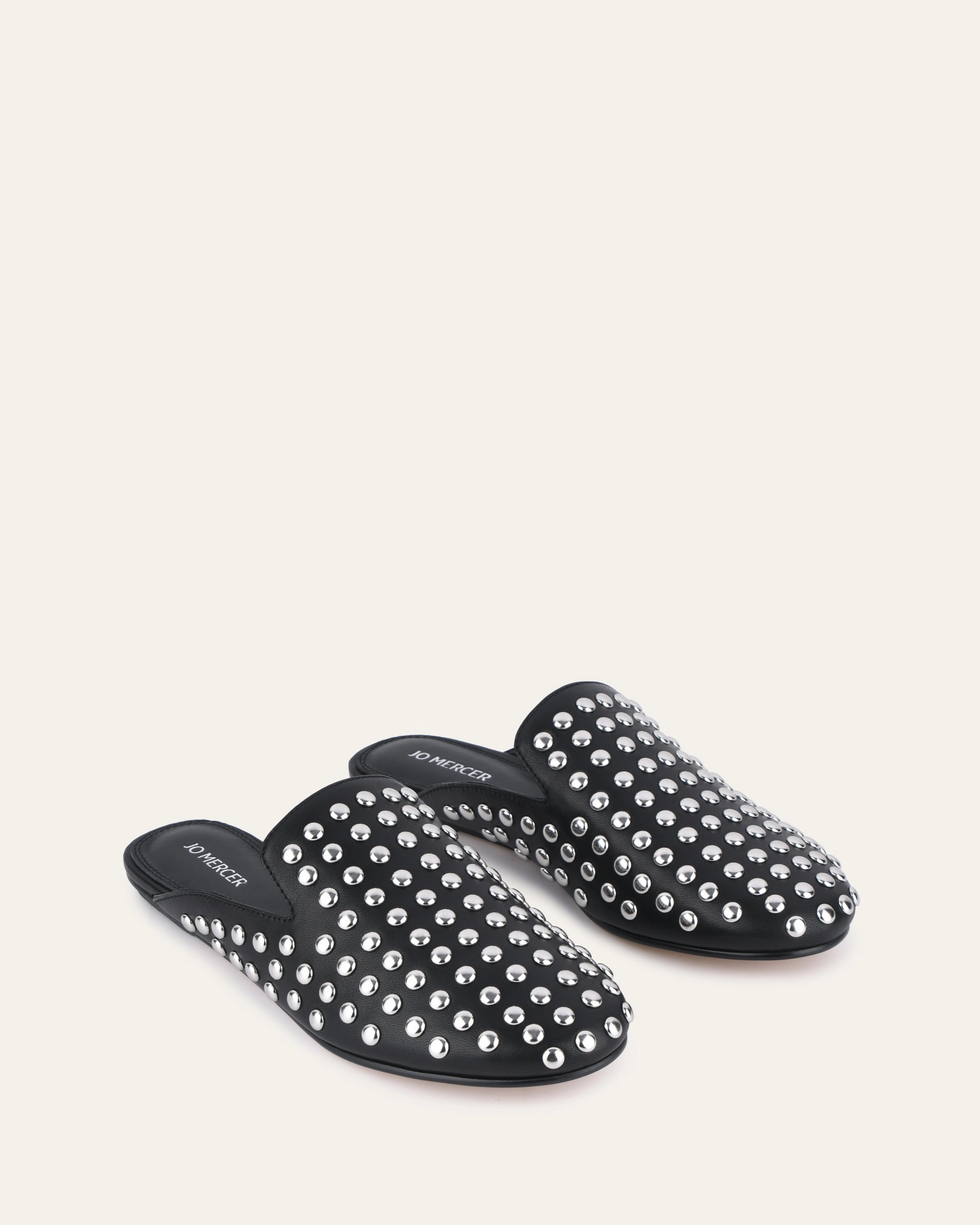 Gracie Casual Flats Black Leather Refined Silhouette