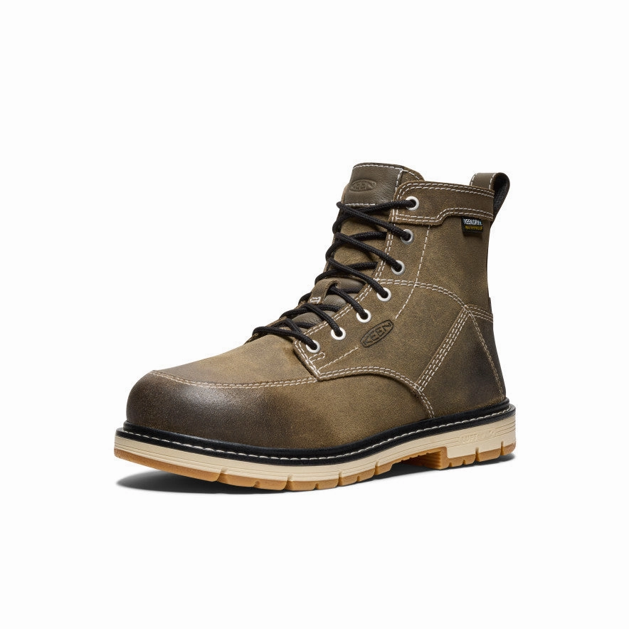 Women'S San Jose 6" Waterproof 90 Heel Boot (Aluminum Toe)  |  Steel Grey/Gum Inspired By Rhythm