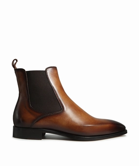 Crafted Lifestyle Gear Firenze Patina Brown Ankle Boots
