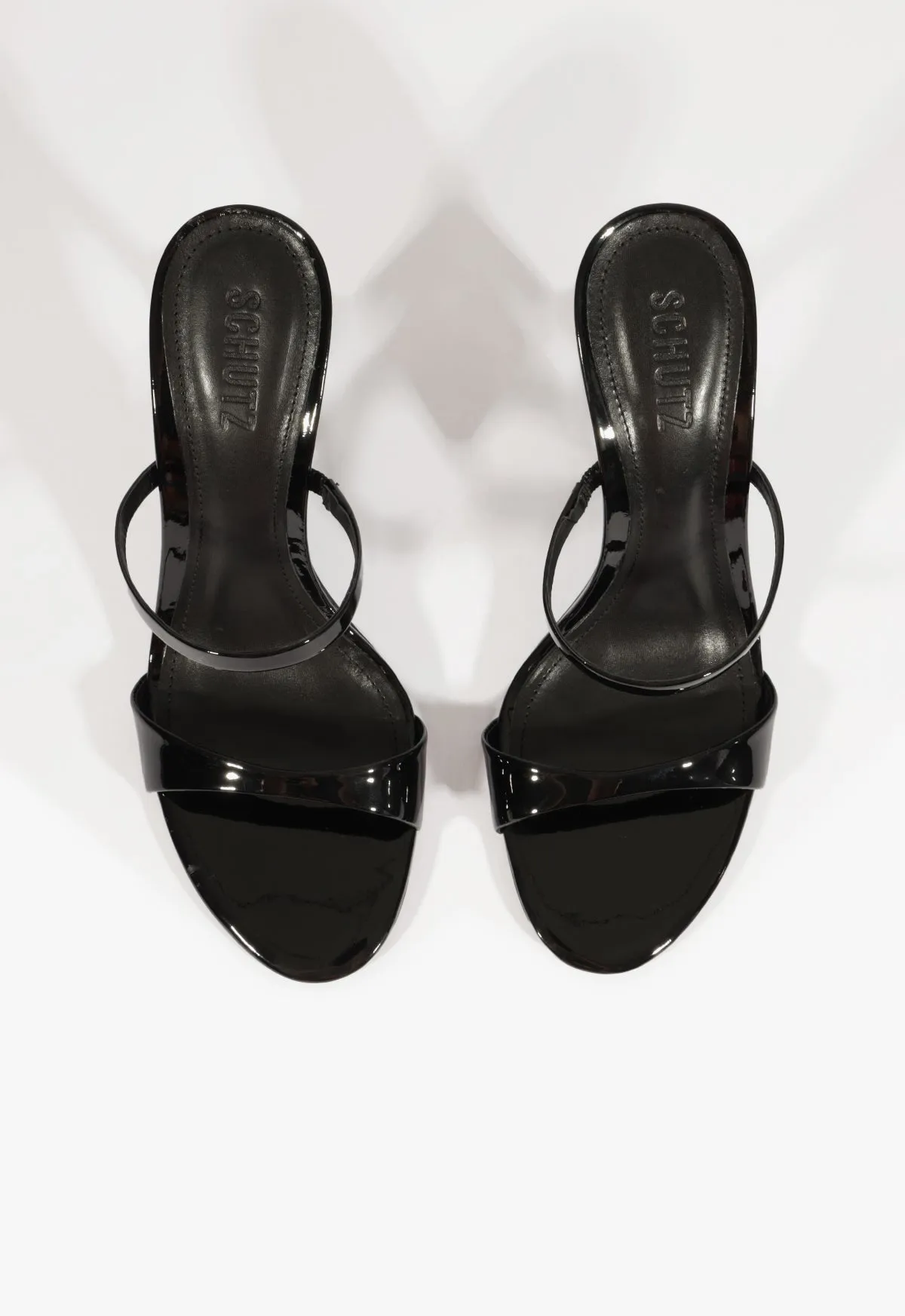 Jessica Mule Patent Sandal Easy Fit System Bold Looks