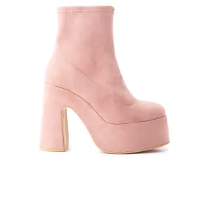 Flash Pink Suede Stretch Constant Vibe Layered Utility