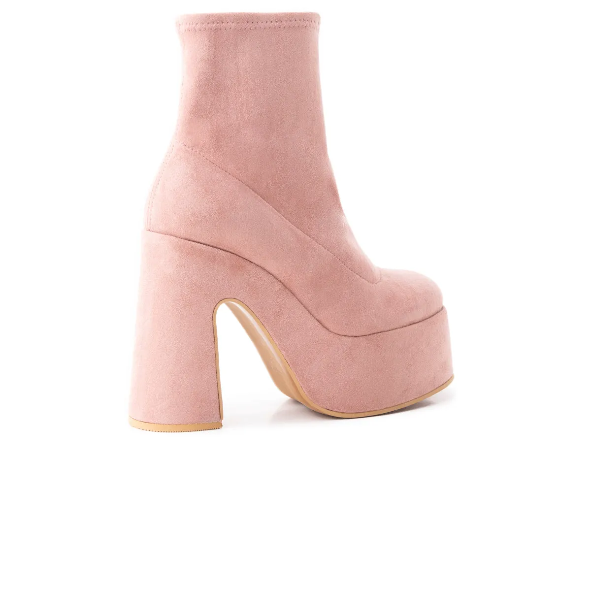 Flash Pink Suede Stretch Shift Gear