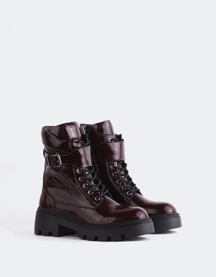 Comfort In Motion Flensburg Burgundy Patent