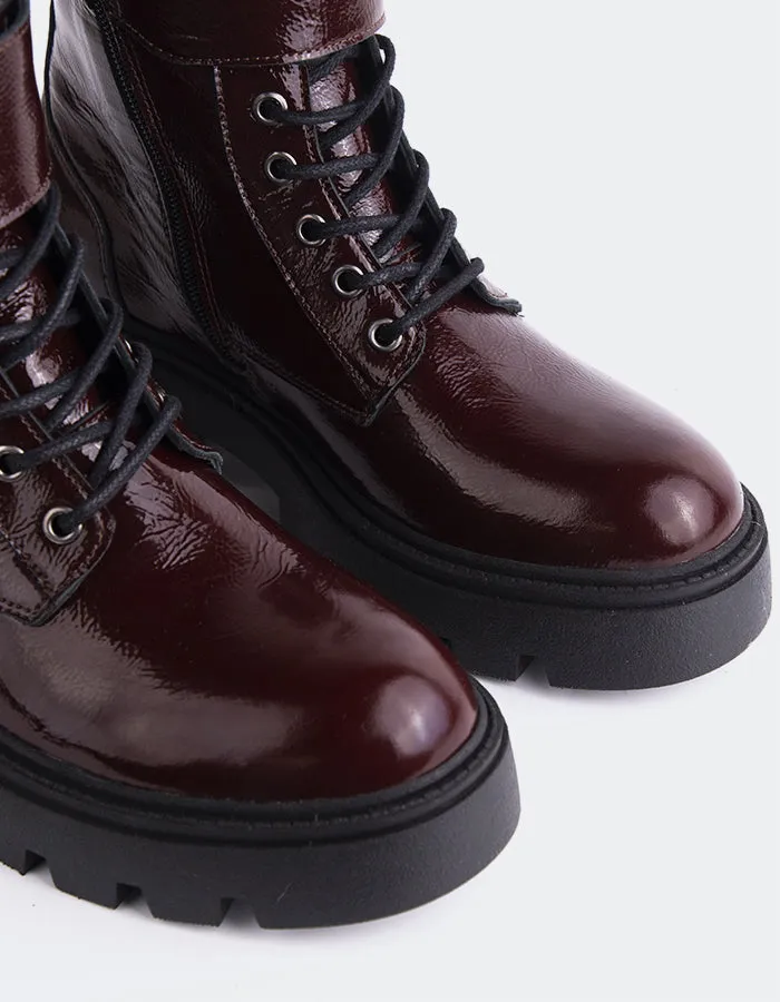 Flensburg Burgundy Patent Next In Line