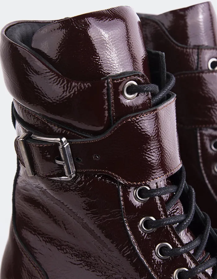 Flensburg Burgundy Patent Everyday Fresh Progressive Edge
