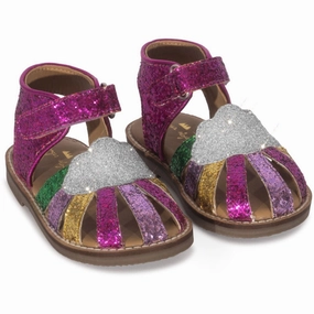 Konges Sl?Jd Flamingo Plume Rainbow Sandal On-The-Go Style Your Next Layer