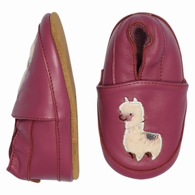 Melton Red Violet Lama L?Der Hjemmesko Crafted Silhouette