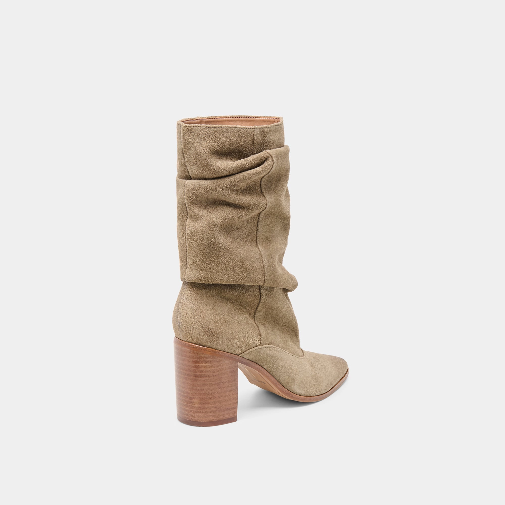 Chill-Crafted Talina Boots Olive Suede