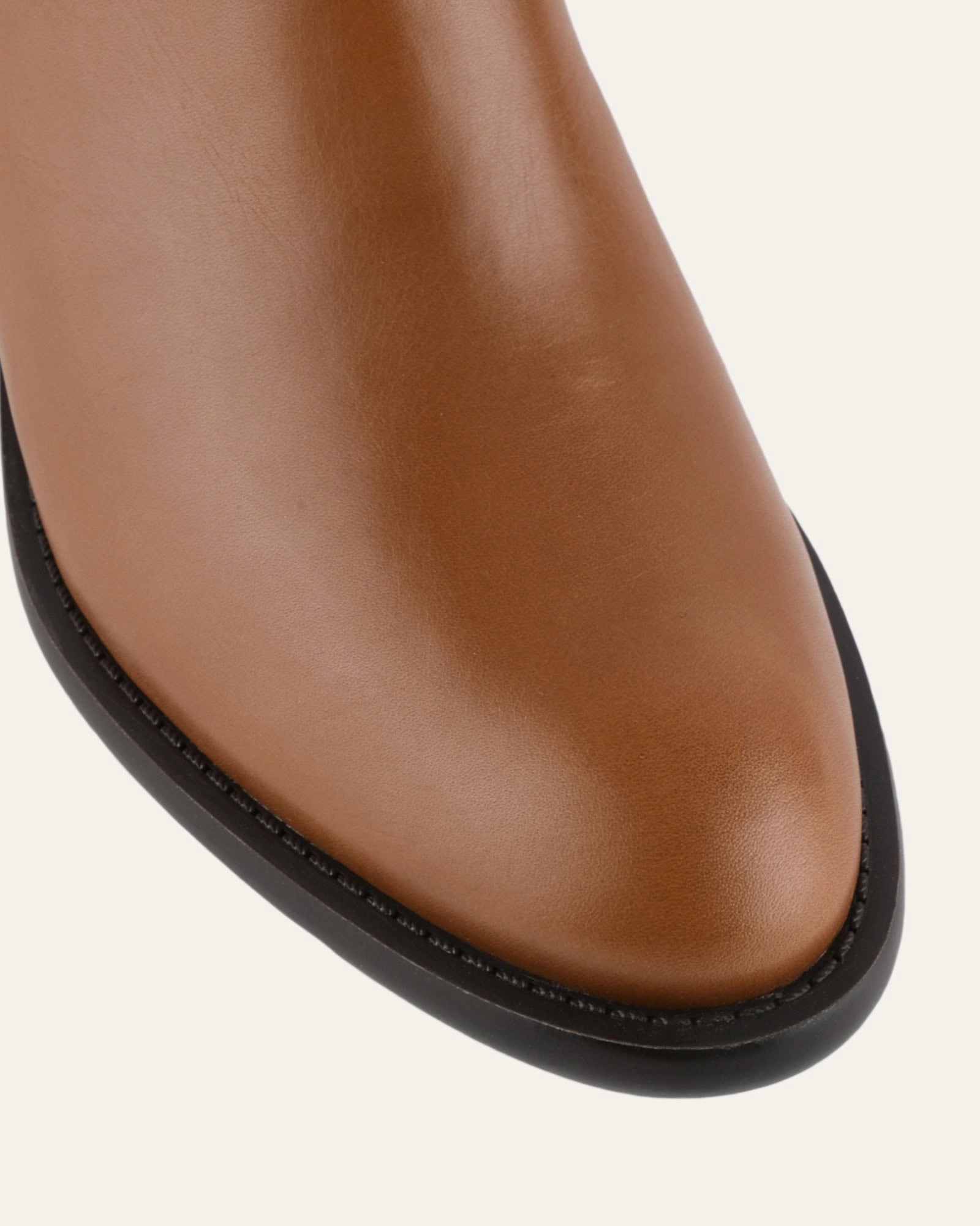 Hybrid Life Lucas Mid Ankle Boots Dark Tan Leather