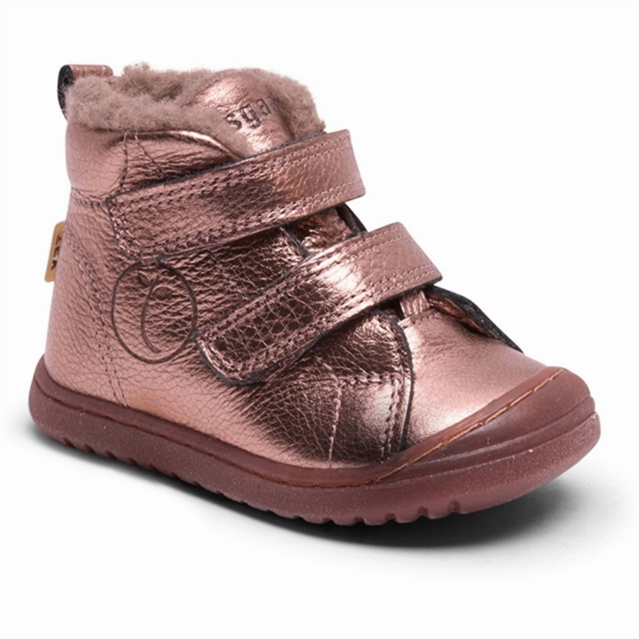 Ease In Motion Go-Everywhere Bisgaard Rudi V Tex Shoes Rose Gold Metallic