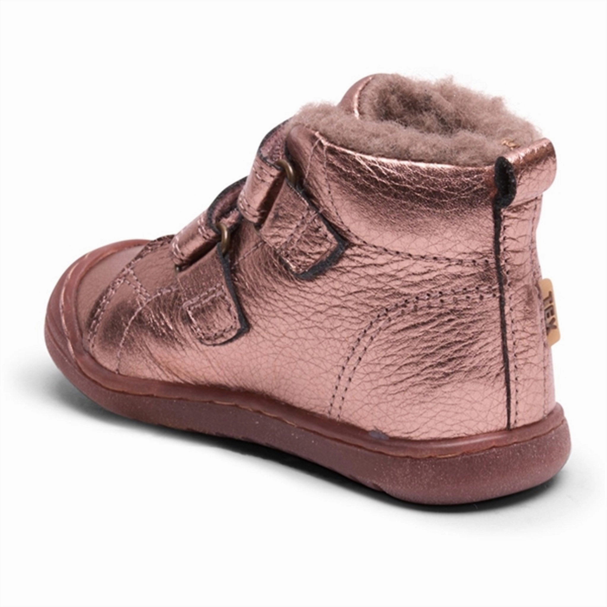 Bisgaard Rudi V Tex Shoes Rose Gold Metallic Purposefully Crafted Active-Inspired