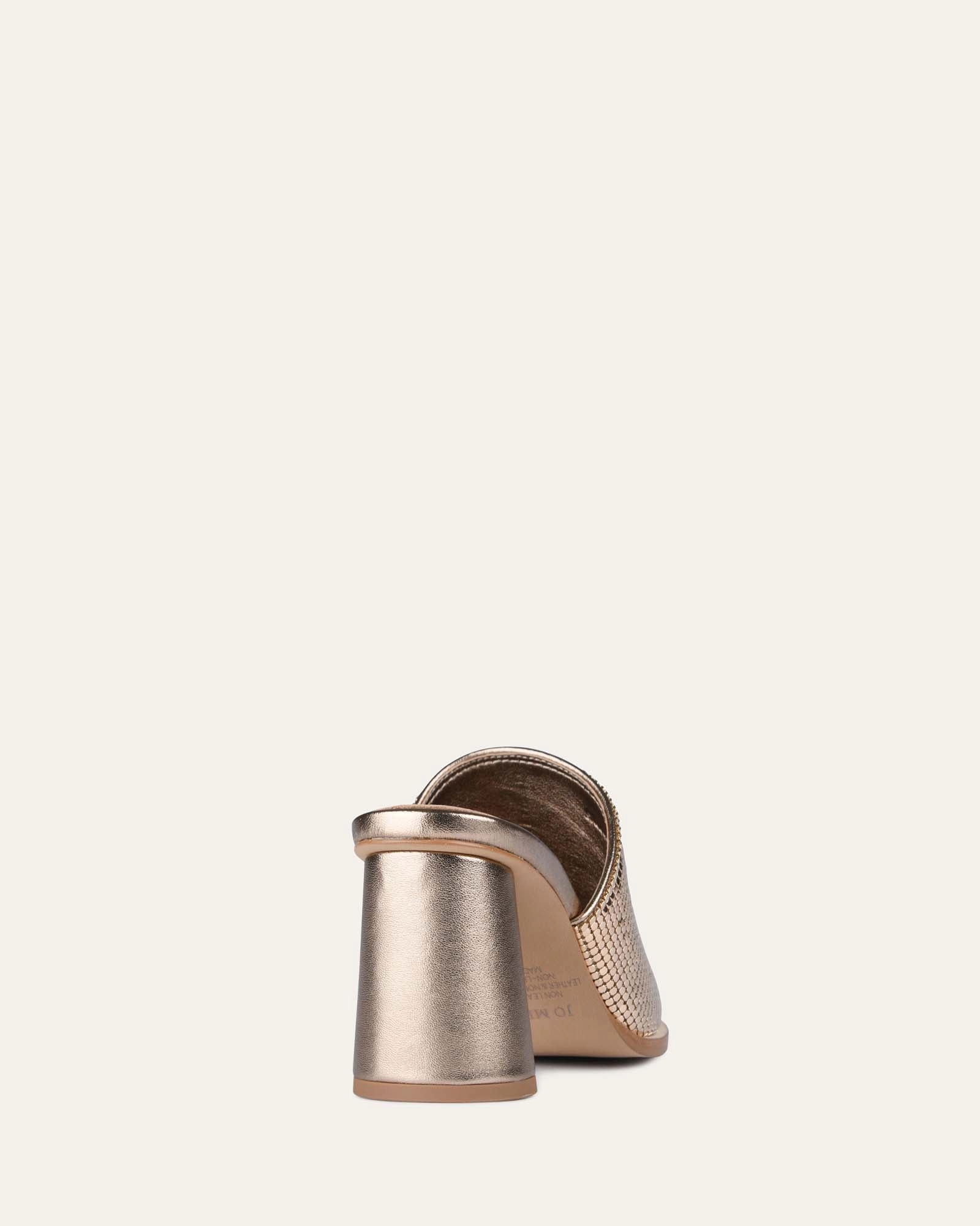 Cupid High Heel Sandals Gold Relaxed Core Modern Identity