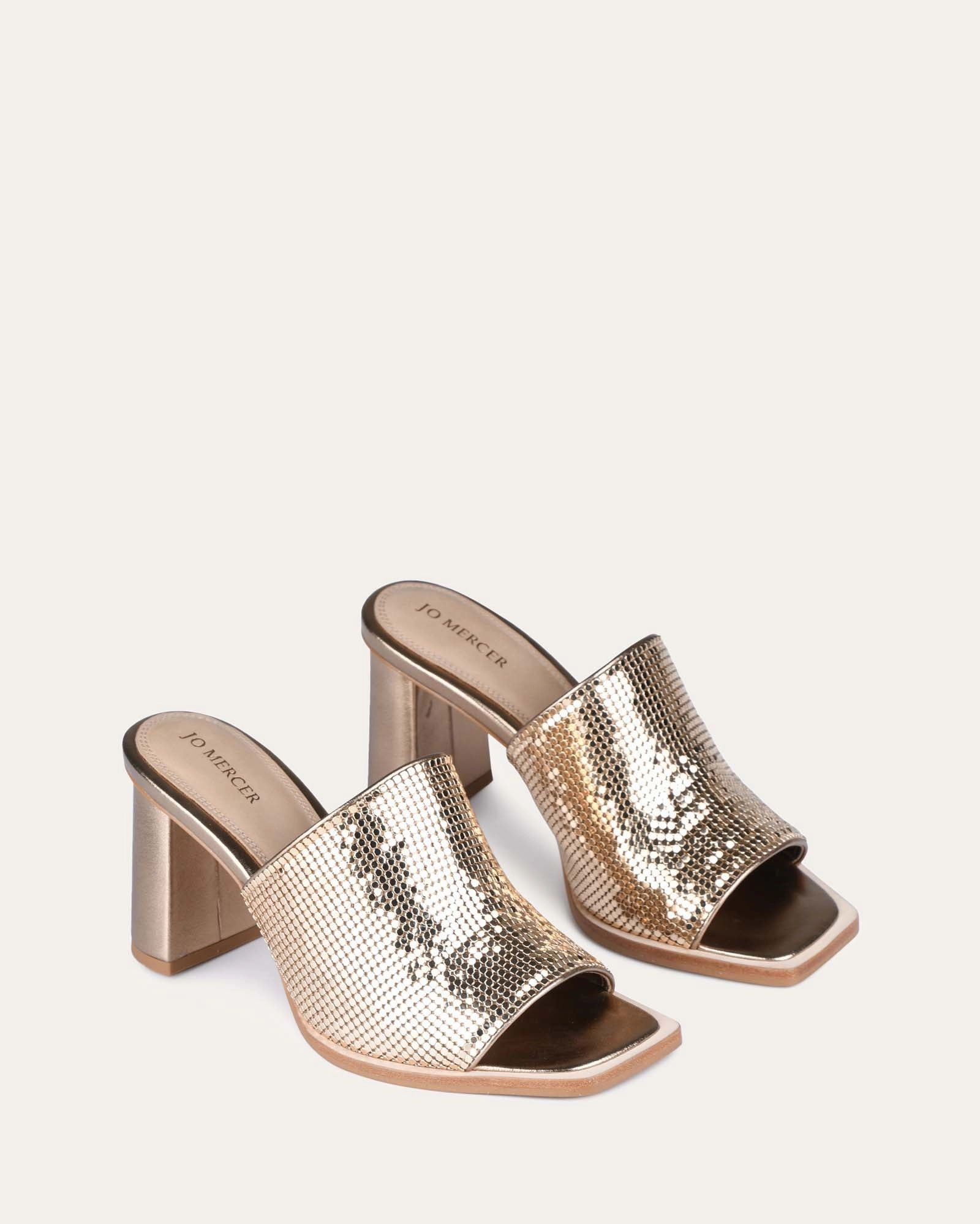 Streamlined Urban Cupid High Heel Sandals Gold