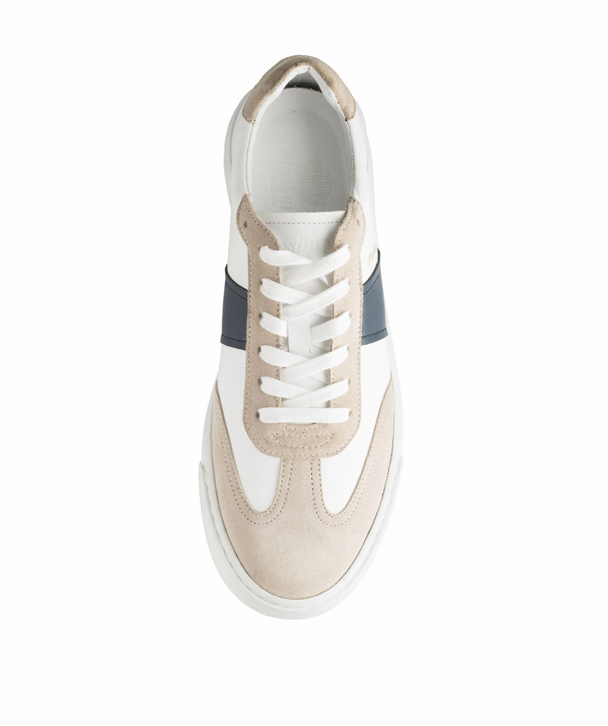 Leo White And Blue Sneakers Active Ease