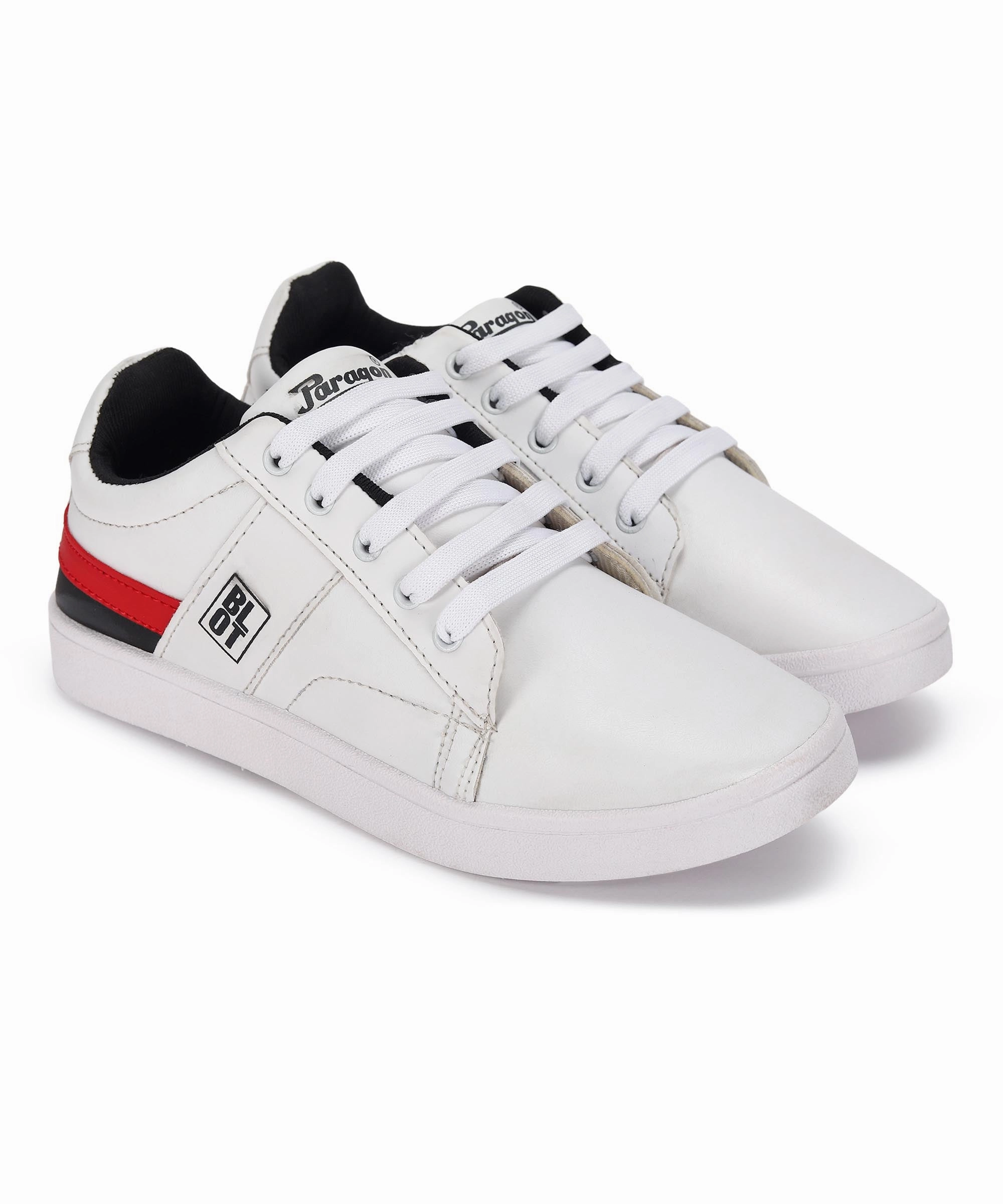 Paragon K1017G Men Casual Shoes | Stylish Walking Outdoor Shoes For Everyday Wear | Smart & Trendy Design  | Comfortable Cushioned Soles White Modern Momentum