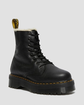Movement Uniform Jadon Fur-Lined Pisa Platform Soft Leather Boots