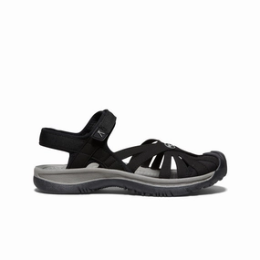 Contemporary Vibes Pure Function Women'S Rose Sandal  |  Black/Neutral Gray