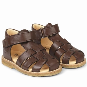 Built For Motion Versatility Matters Angulus Starter Sandal W. Velcro Dark Brown