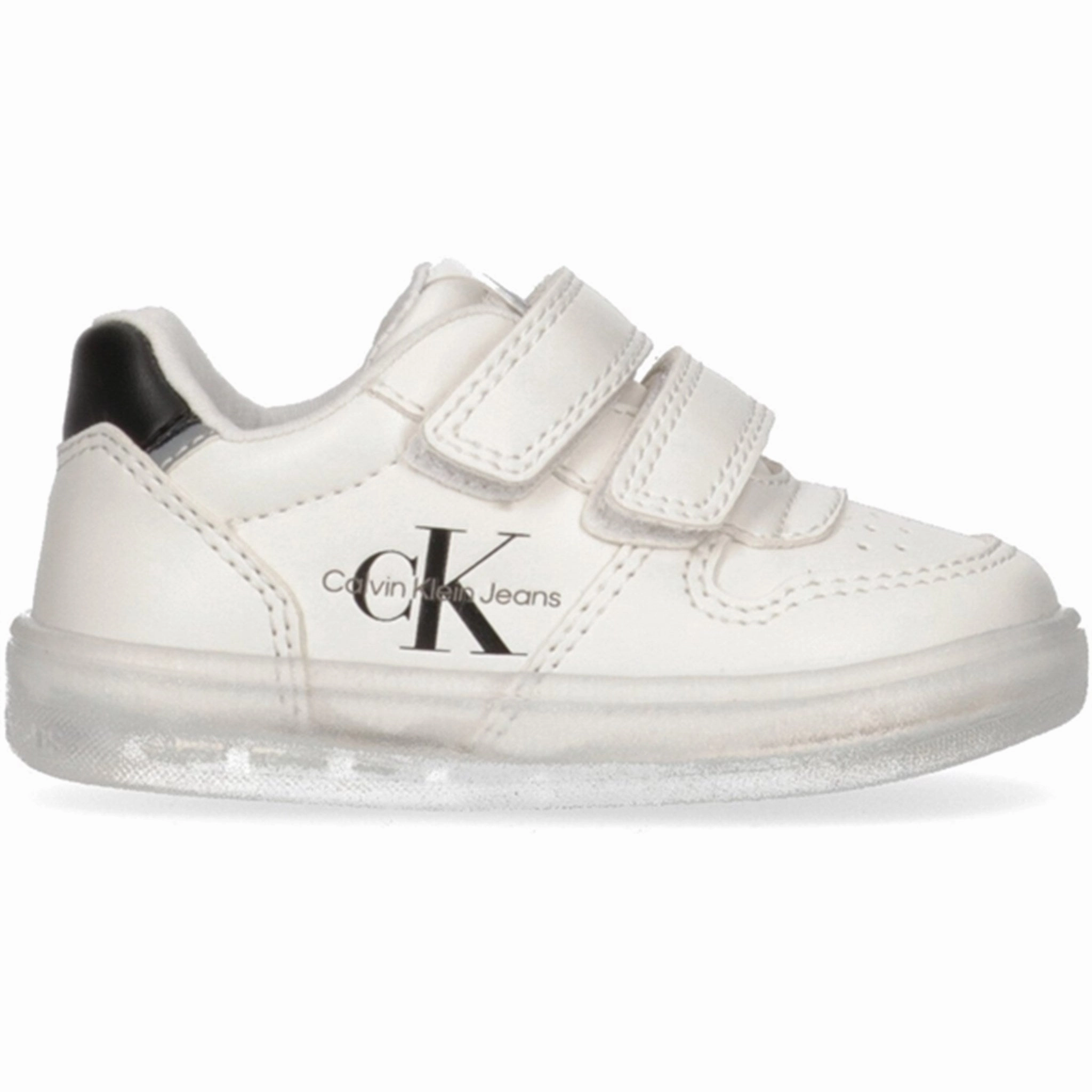 Ready For Change City-Ready Wear Calvin Klein Low Cut Velcro Sneakers White