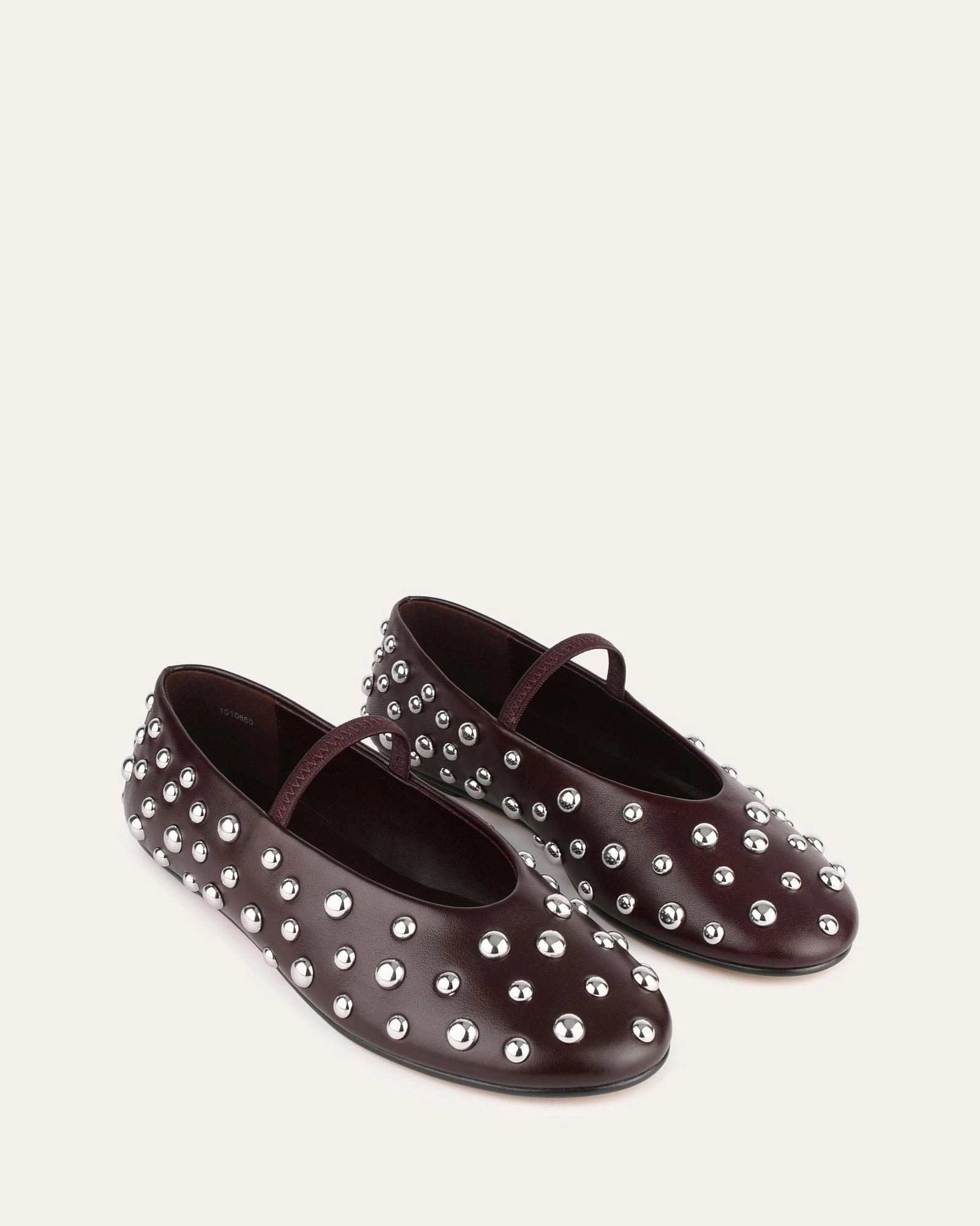 Smooth Silhouettes Goldie Casual Flats Merlot Leather