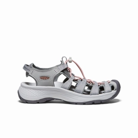 Sleek Presence Dynamic Presence Women'S Astoria West Sandal  |  Grey/Coral