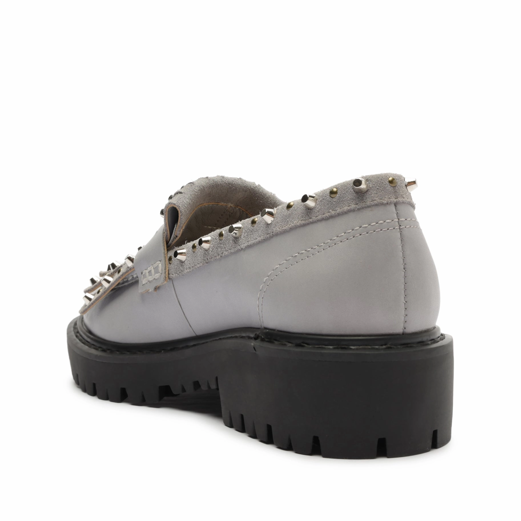 Christie Fringes Leather Flat Seasonless Design