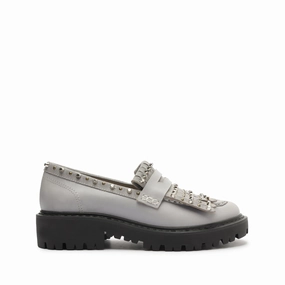 New Urbanism Christie Fringes Leather Flat