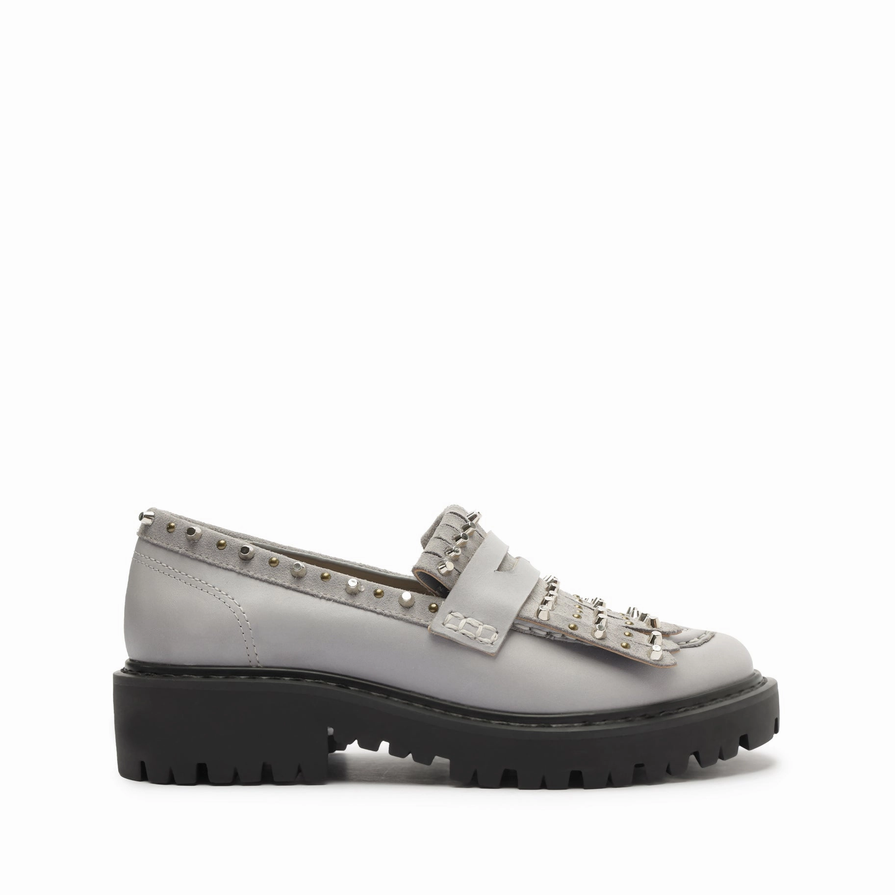 New Urbanism Christie Fringes Leather Flat