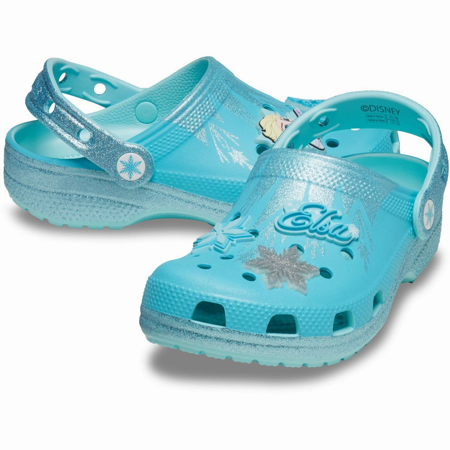 Crocs Multi Frozen Elsa Classic Clog Minimalist Edge Precision Comfort