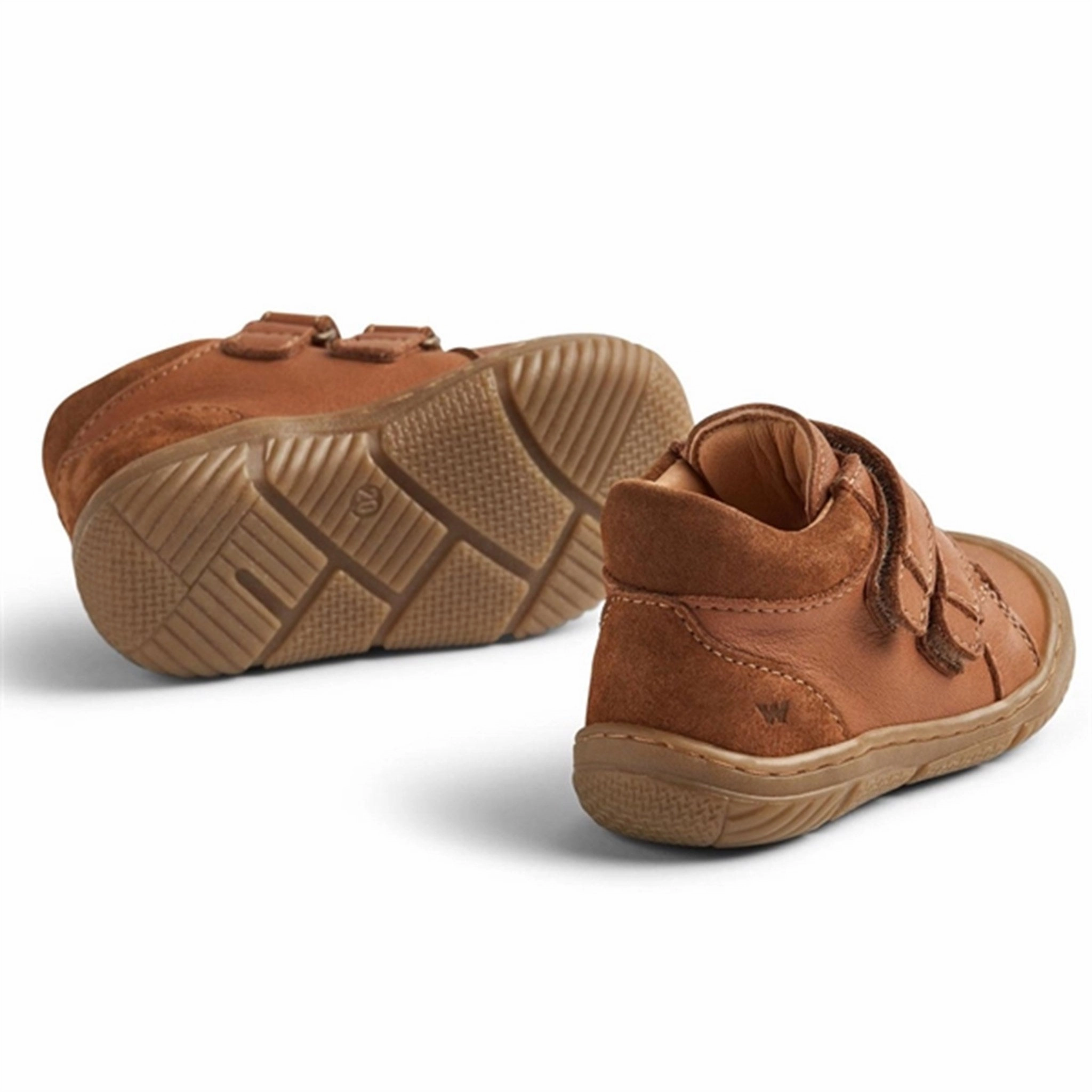 Living In Style Wheat Shoe Double Velcro Ivalo Cognac