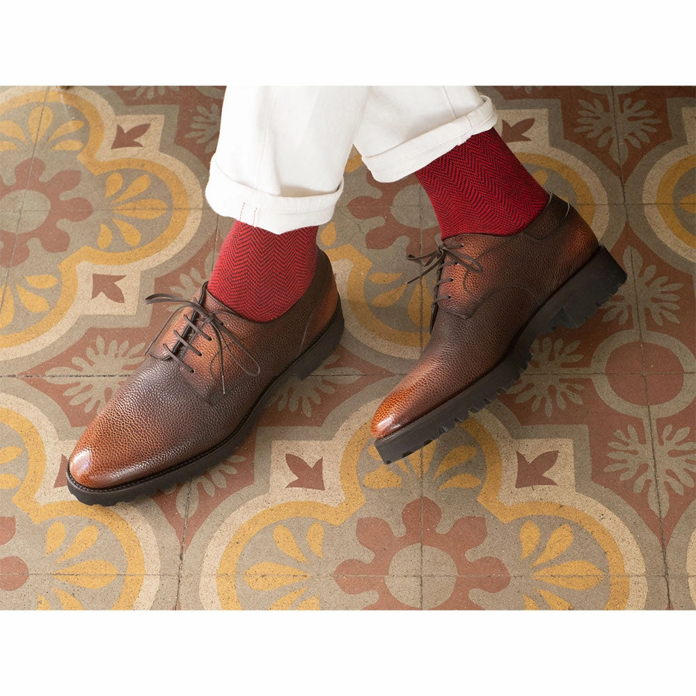 Derby Simple Shoe - 3D Brown Optimized Outfit