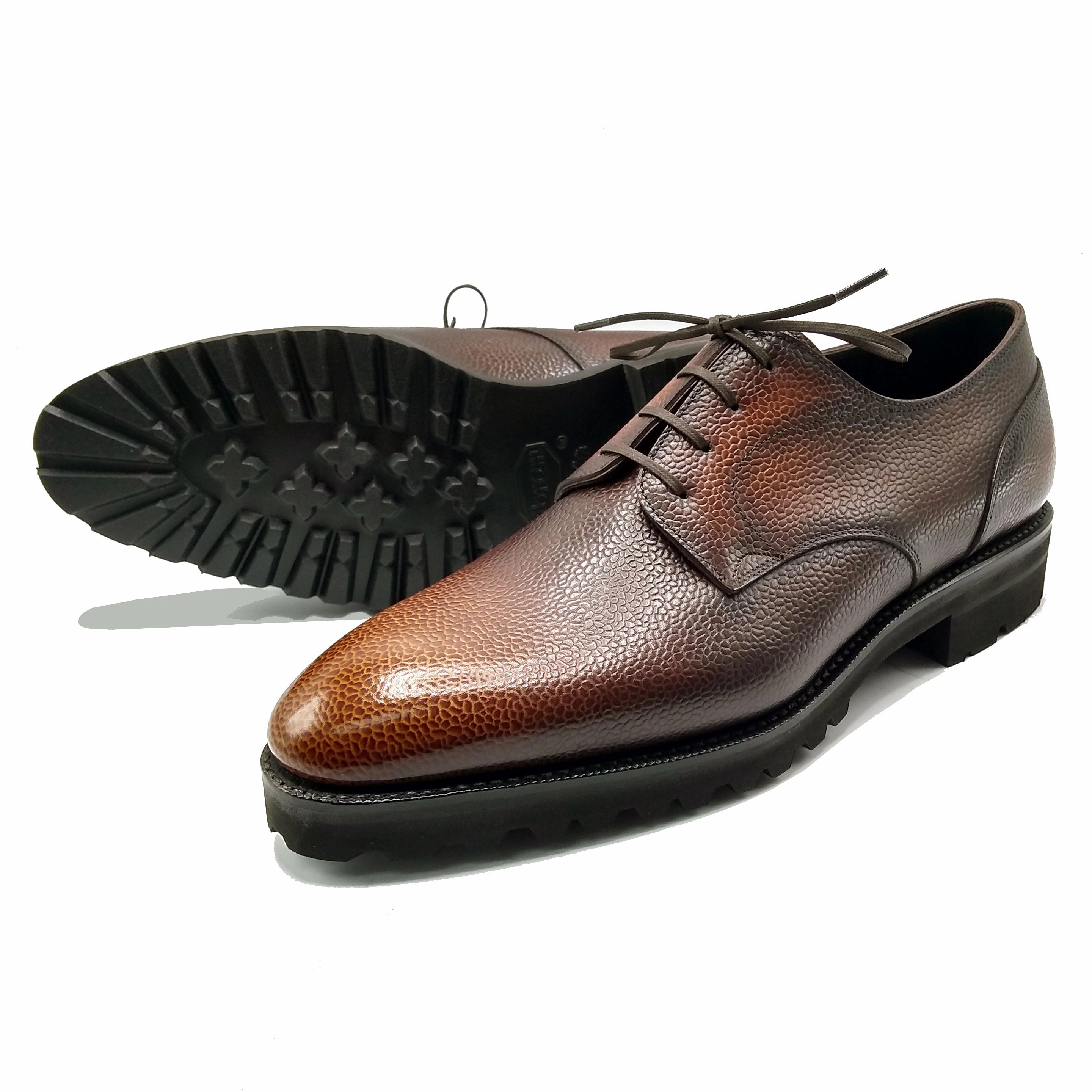 Derby Simple Shoe - 3D Brown Made To Perform Tech-Forward Fit