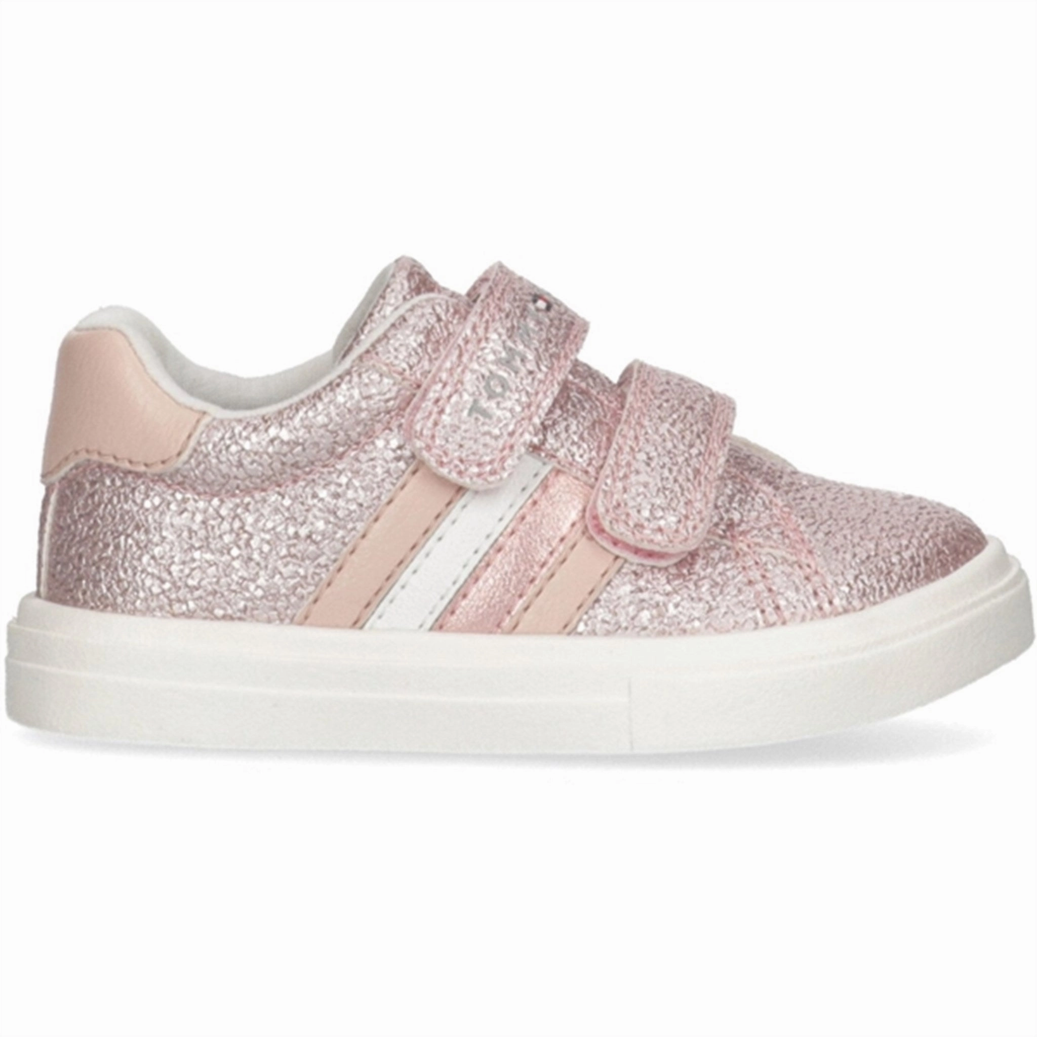 Tommy Hilfiger Stripes Low Cut Velcro Sneakers Pink Bold Form