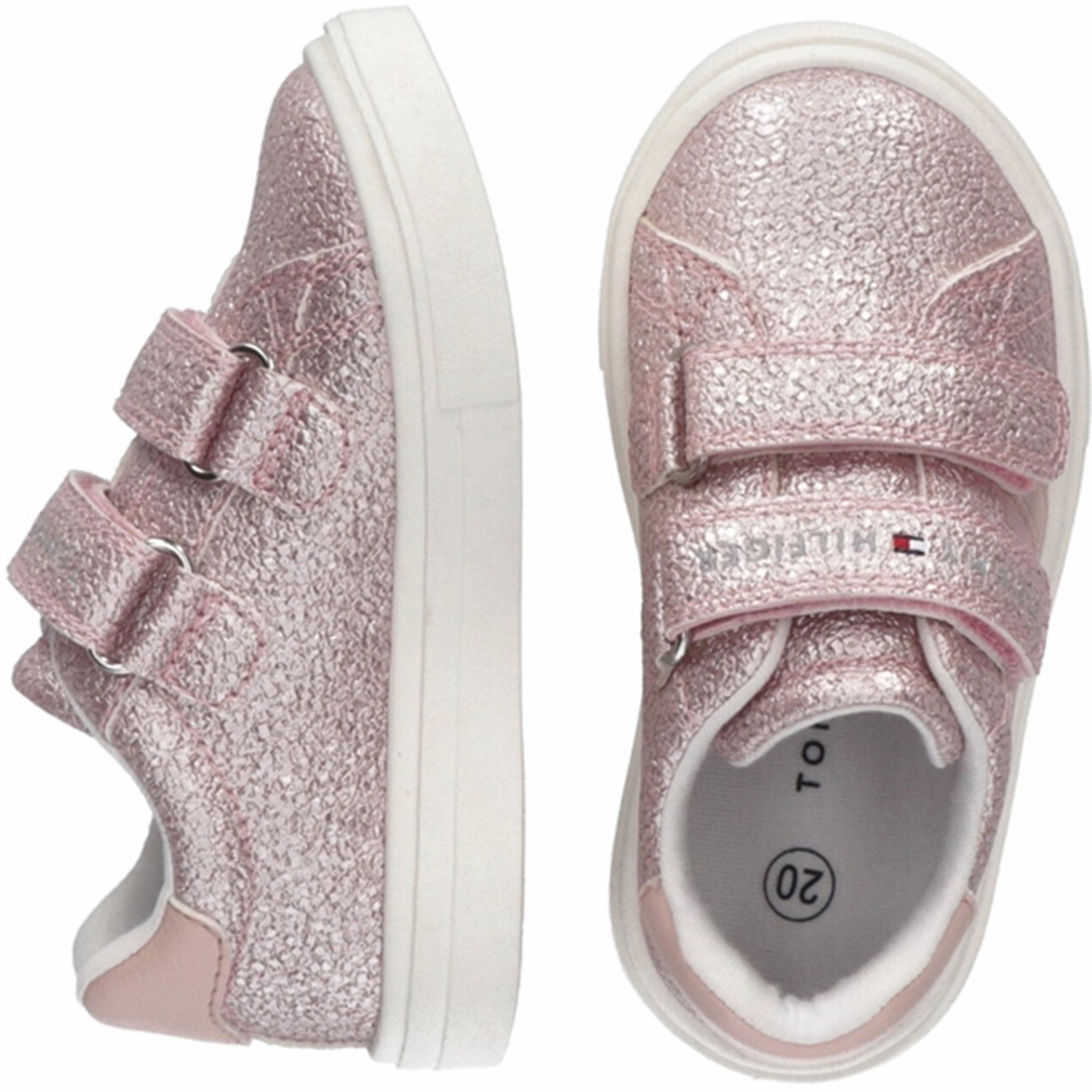 City Uniform Tommy Hilfiger Stripes Low Cut Velcro Sneakers Pink