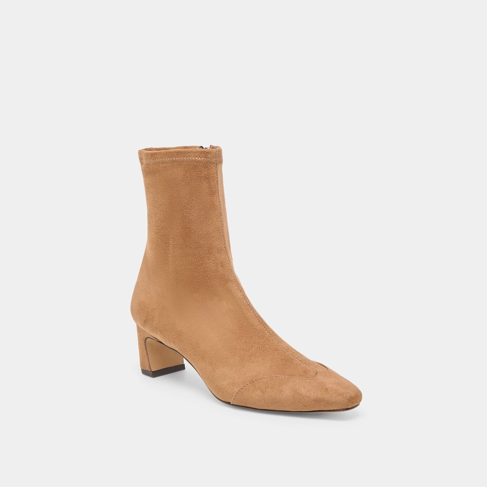 Calm Aesthetic Anika Boots Lt Brown Stella Suede