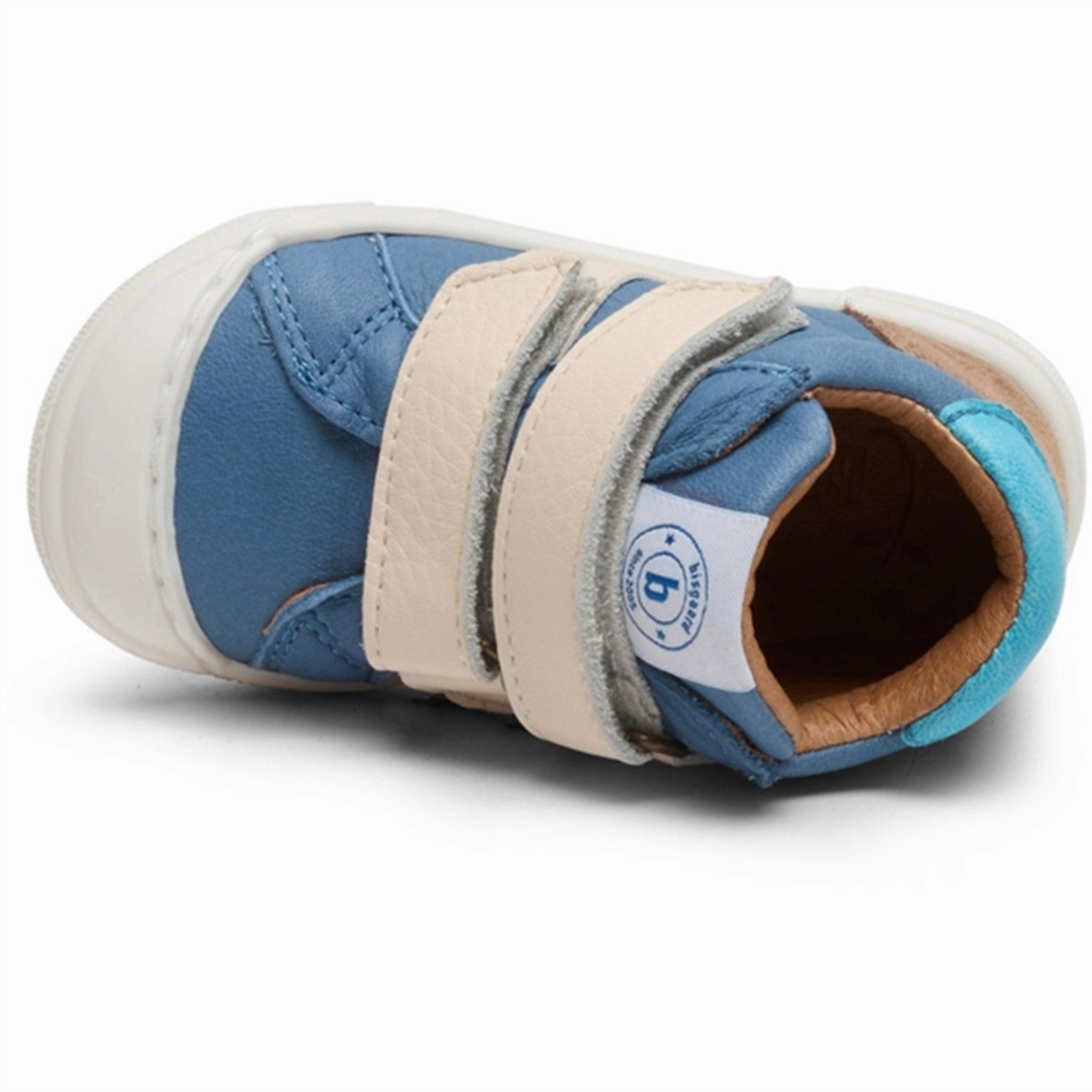 Bisgaard Indy First Step Shoe Blue Designed With Rhythm