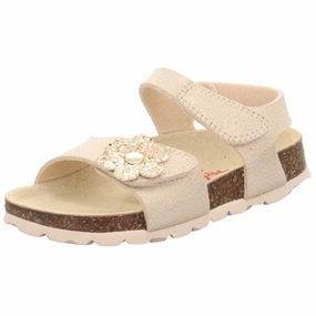 Superfit Fussbettpantoffel Sandals Gold Simple Uniform Adaptive Aesthetic