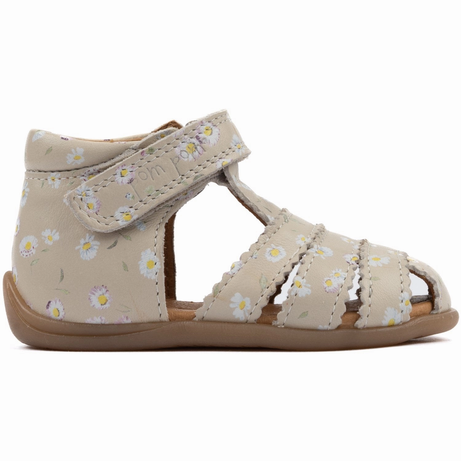 Your Daily Function Pom Pom Bellis Starters? Scallop Velcro Sandal