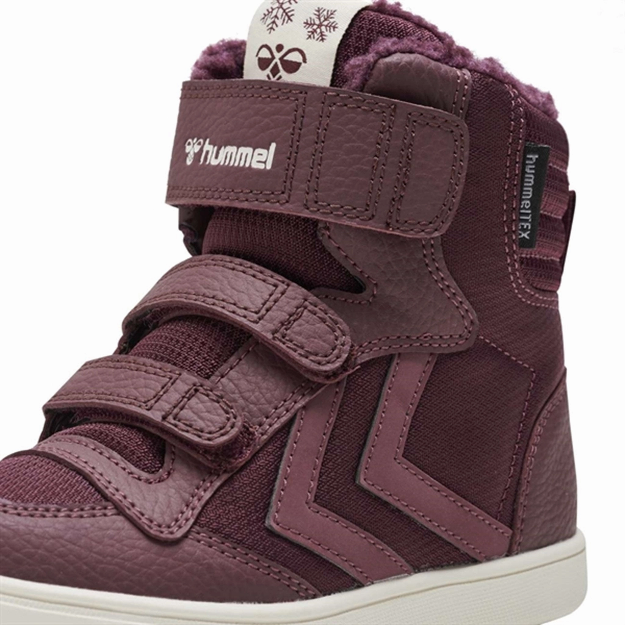 Anyday Style Hummel Stadil Super Poly Boot Recycled Tex Jr Windsor Wine Boots