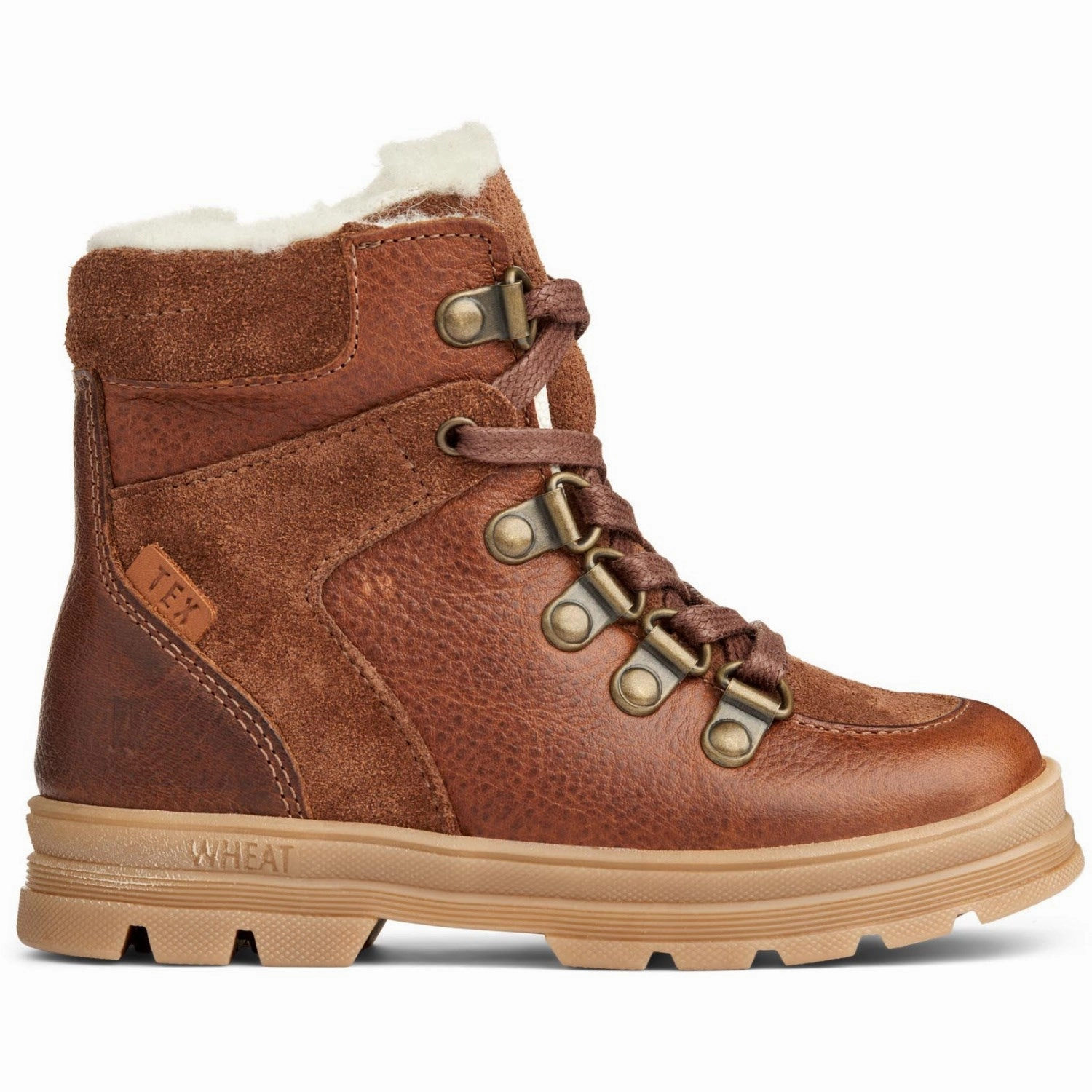 Streamline Your Day Wheat Winter Boots Toni Tex Hiker Cognac