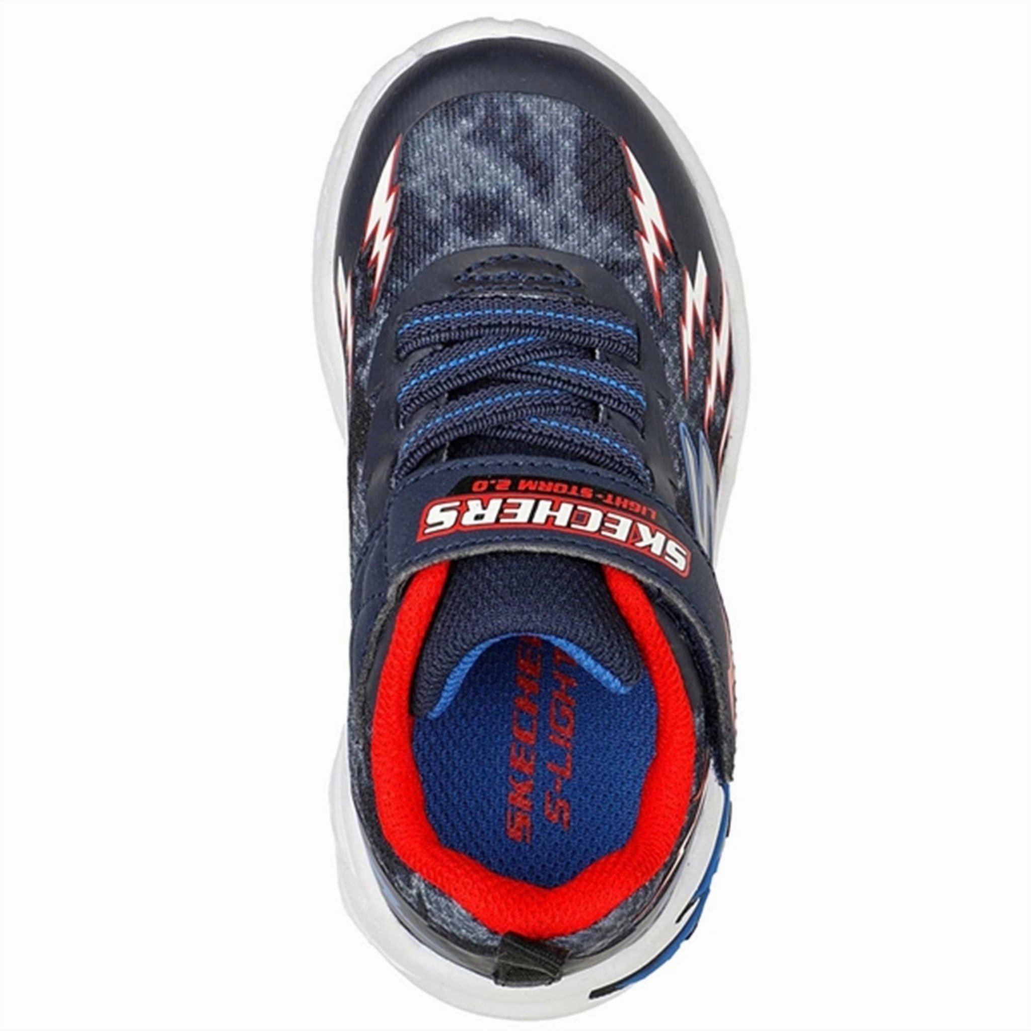 Skechers S-Lights Sneakers Light Storm 2.0 Navy/Red Next In Line City-Layered